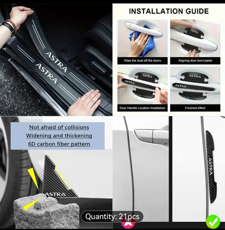 Car protection stickers