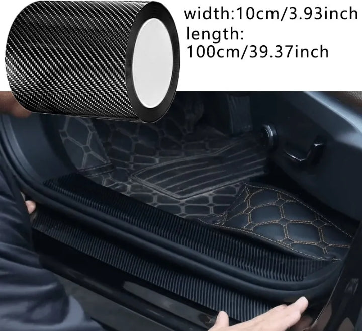Premium Carbon-Fiber Protective Vinyl – Shield Your Car in Style
