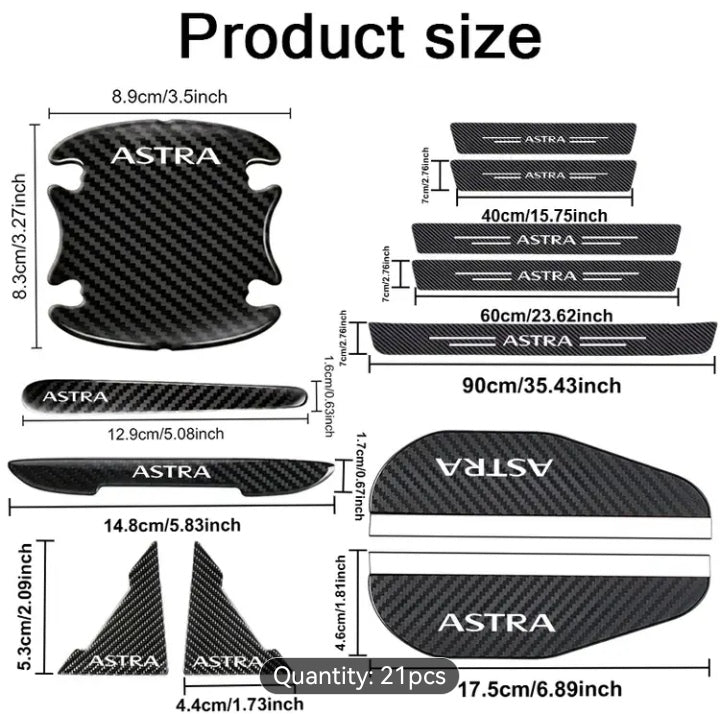 Car protection stickers